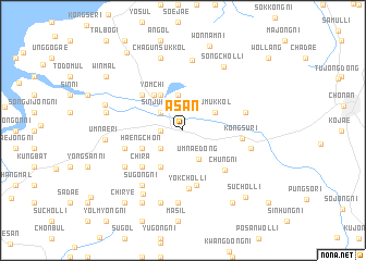 map of Asan