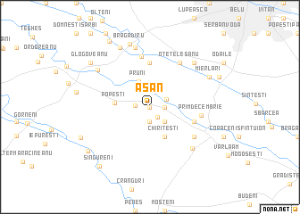 map of Asan