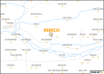 map of Asarcık