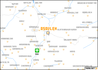 map of Āsāvleh