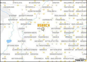 map of Asbach