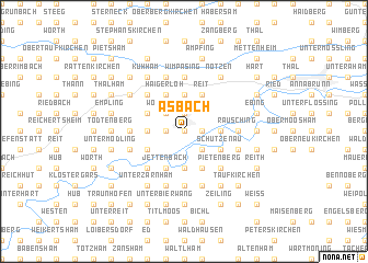 map of Asbach