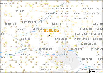 map of Asberg