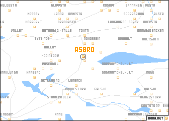 map of Åsbro