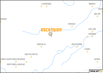 map of Ascensión