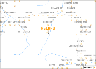 map of Aschau