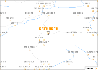 map of Aschbach