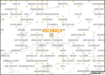 map of Aschbach