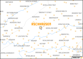 map of Aschhausen