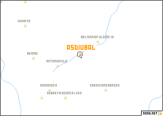 map of Asdiubal