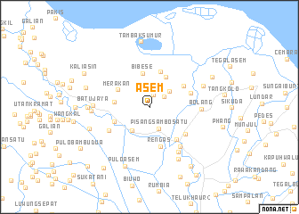 map of Asem