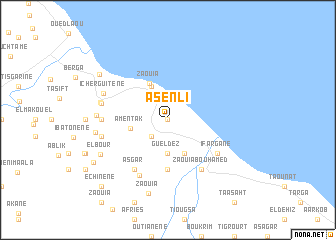 map of Asenli
