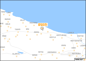 map of Aseri