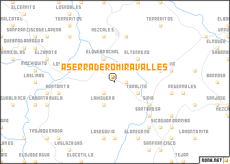 map of Aserradero Miravalles