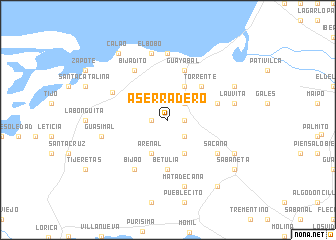 map of Aserradero