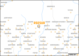map of Asesua