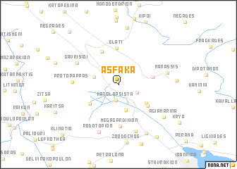 map of Asfáka
