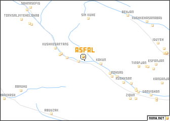 map of Asfal