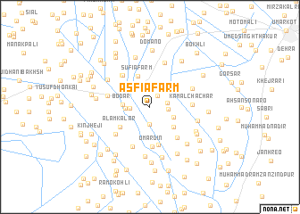 map of Āsfīa Farm