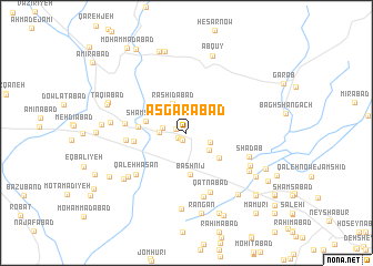 map of ‘Asgarābād