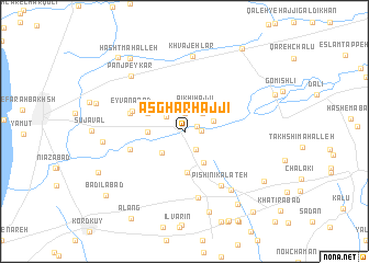 map of Aşghar Ḩājjī