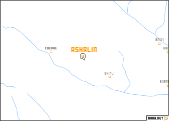 map of Ashalin