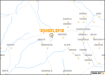 map of Ashar Lafia
