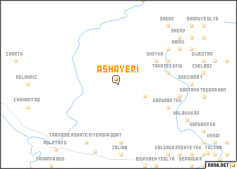 map of ‘Ashāyerī