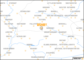 map of Ashby