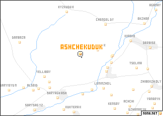 map of (( Ashche-Kuduk ))