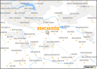 map of Ashcherino