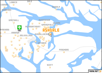 map of Ashdale