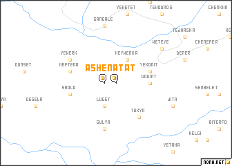 map of Āshenat