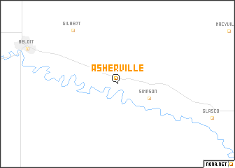map of Asherville