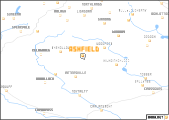 map of Ash Field