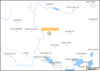 map of Ashippun