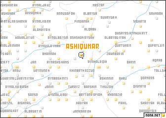 map of ‘Āshiq ‘Umar