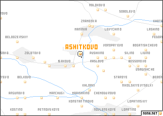 map of Ashitkovo