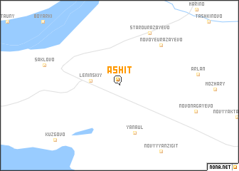 map of Ashit