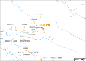 map of Ashjerd