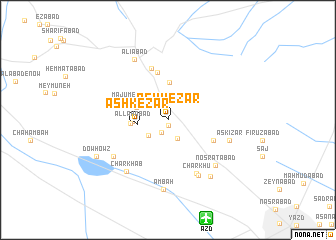 map of Ashkez̄ar