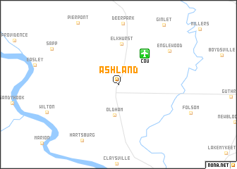map of Ashland