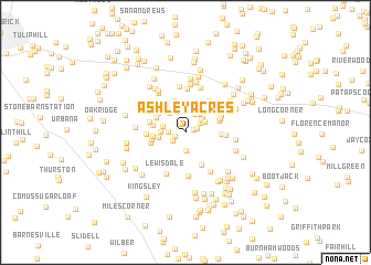 map of Ashley Acres