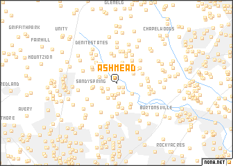 map of Ashmead