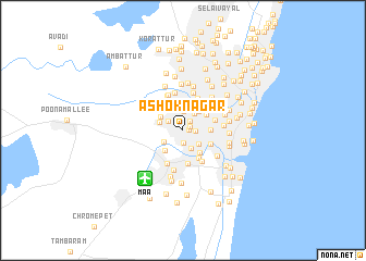 map of Ashok Nagar