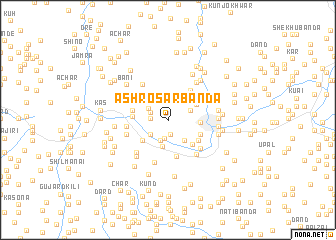 map of Ashro Sar Bānda