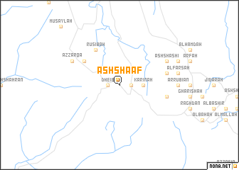 map of Ash Sha‘af