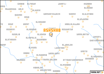 map of Ash Sha‘b