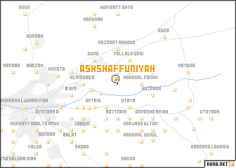 map of Ash Shaffūnīyah