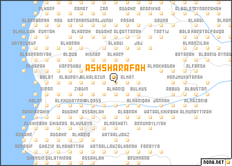 map of Ash Sharafah